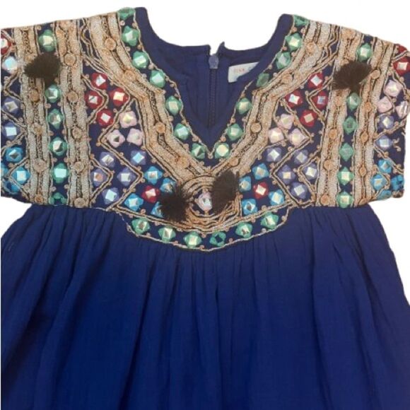 Pink Chicken Dress with Embroidered Details - Picture 3 of 9